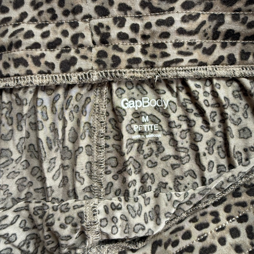 Gap Leopard Print Women's Modal pajama pants - Picture 4 of 6
